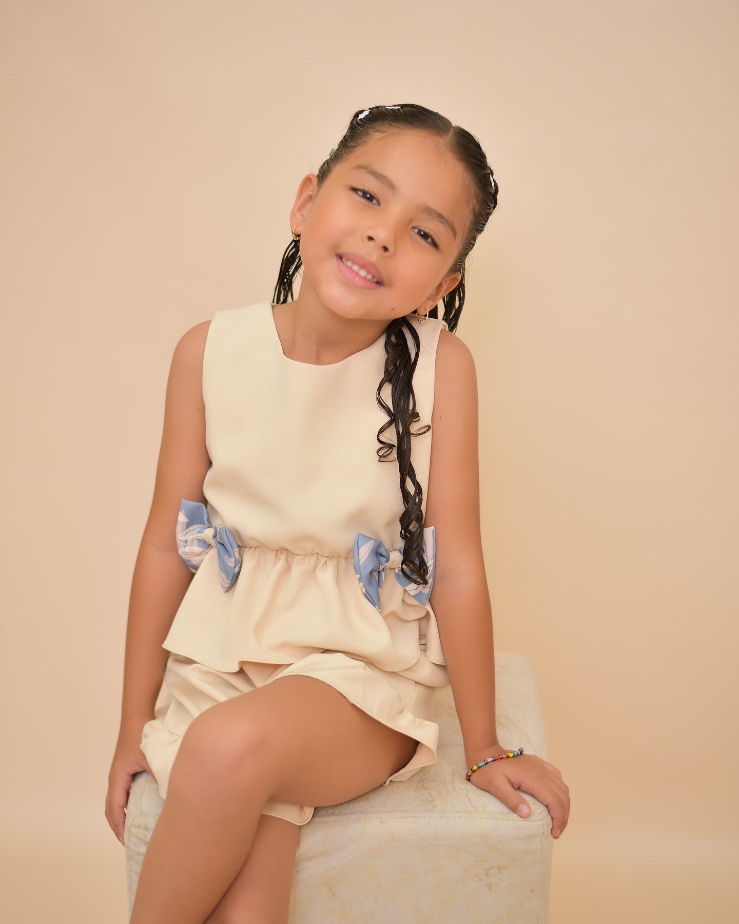 SET ZULEIKA BEIGE NIÑA