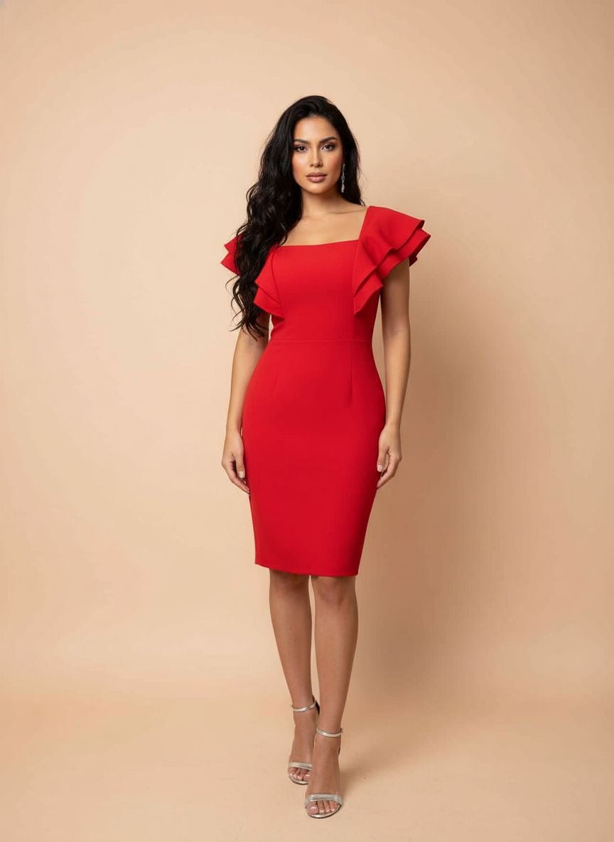 VESTIDO SIENA ROJO