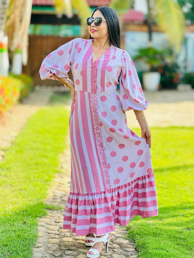 VESTIDO ROSÉ LINDA LUCIA