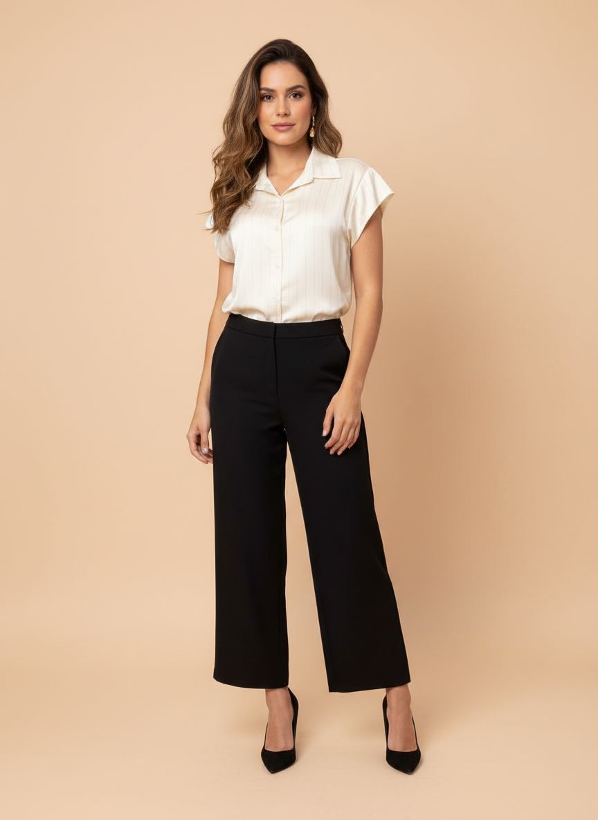 BLUSA EDWIN MAGA CORTA