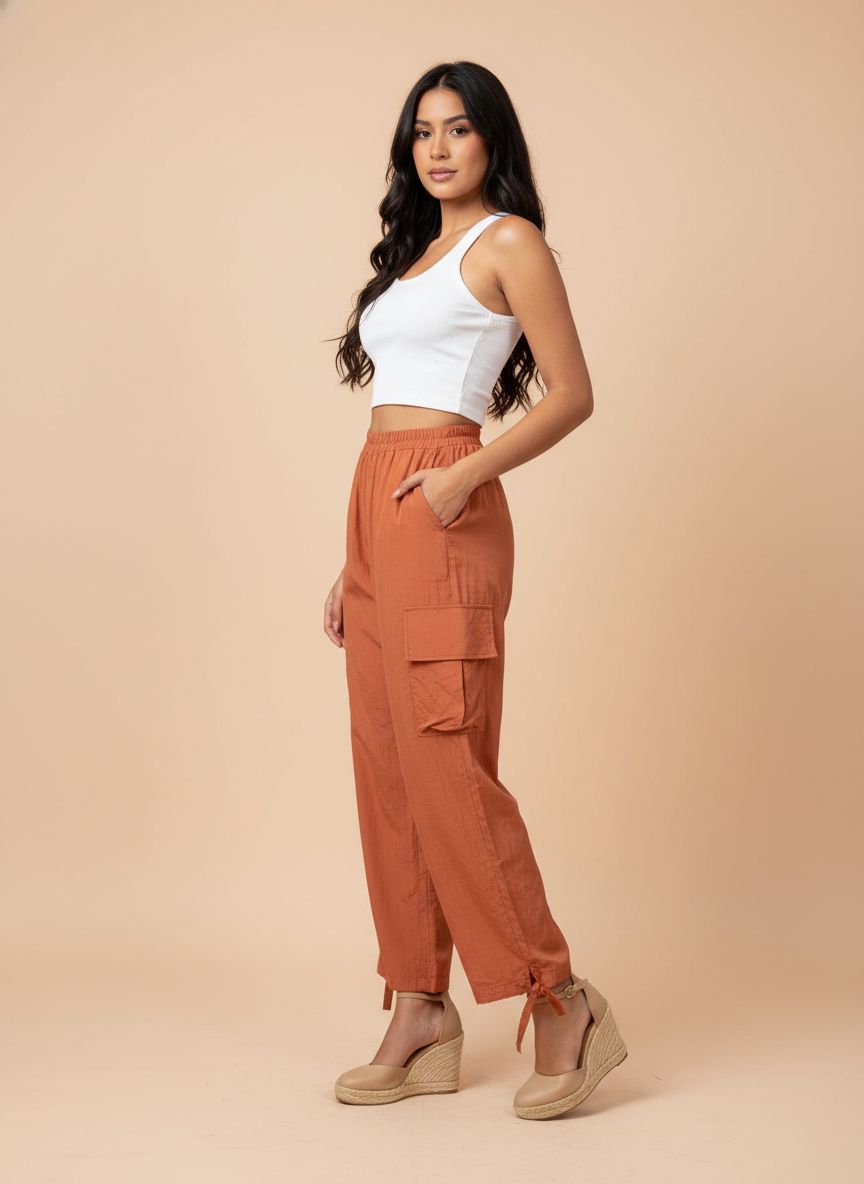 PANTALON MILETA TERRACOTA